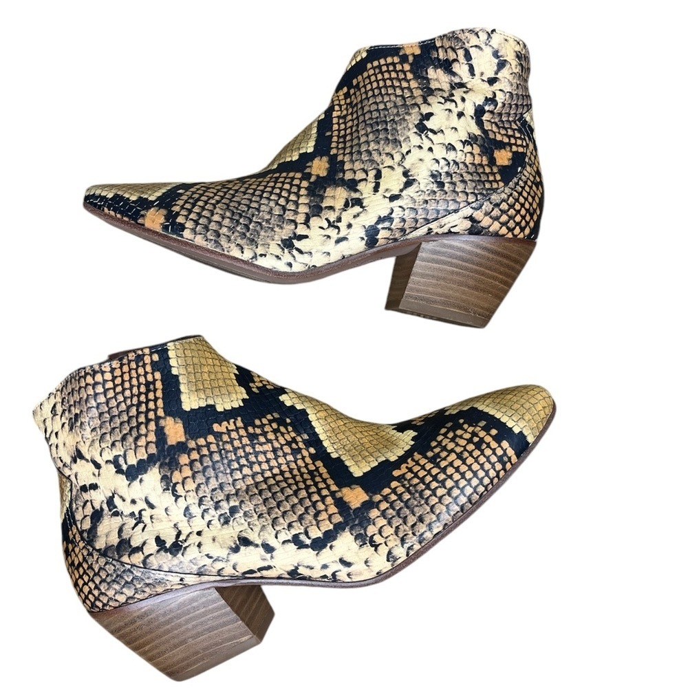 Homers Artisan Isabell Boot Snake Print Leather Size 38